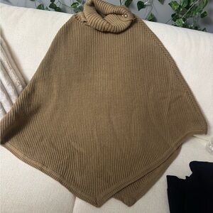 Michael kors Tan Cowl Neck Sweater